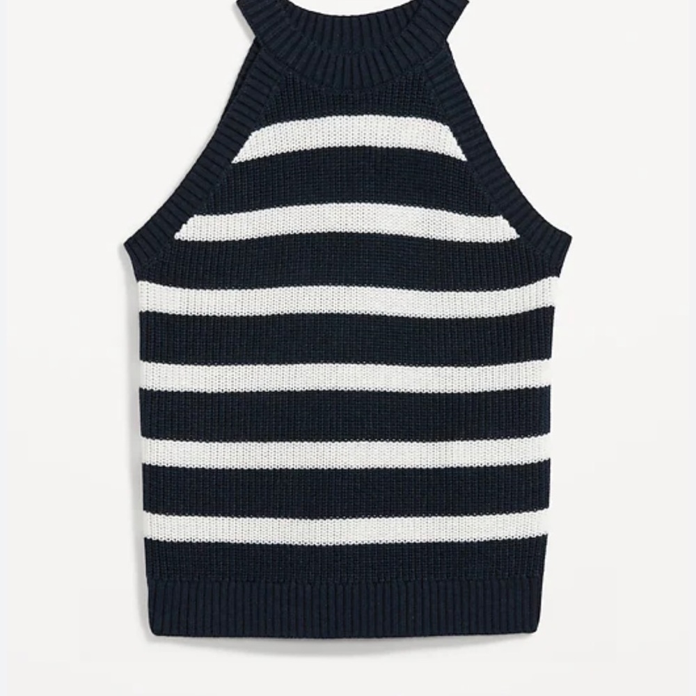 Old Navy Razorback Knitted Tank Striped - Picture 3 of 5
